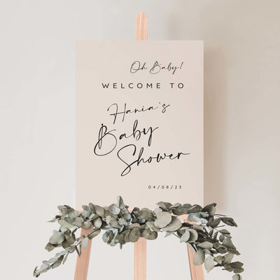 Baby Shower Sign | Amalfi - Make Memories