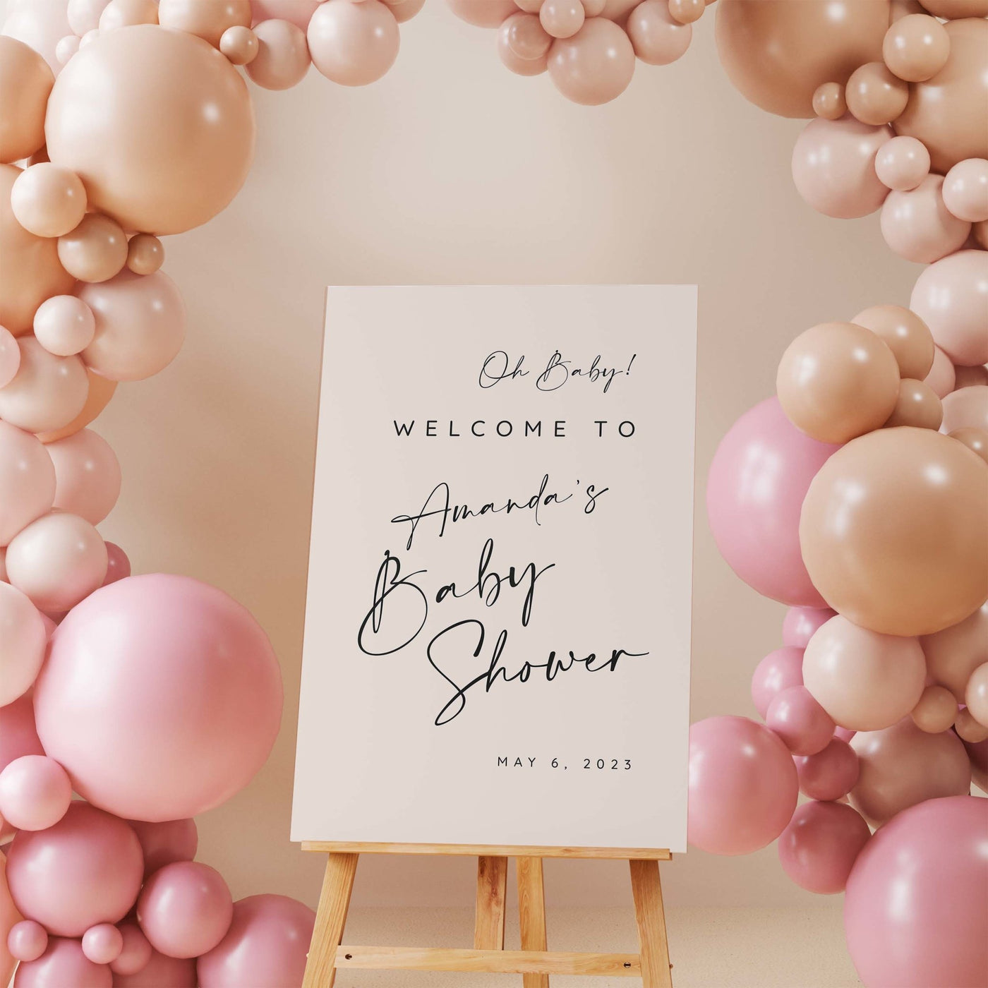 Baby Shower Sign | Amalfi - Make Memories